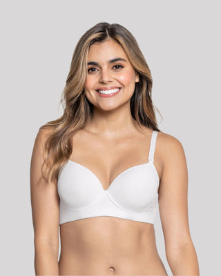 Brasier de realce alto copa lisa#color_000-blanco