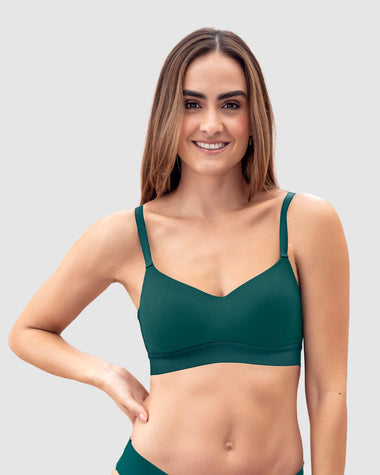 Brasier tipo top ultraliviano con copas internas fijas#color_619-verde