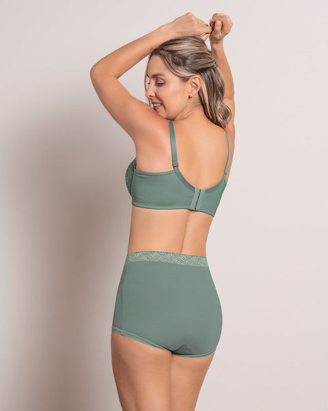 Brasier triangular con copas en SmartLace® y espalda en tela lisa#color_198-verde