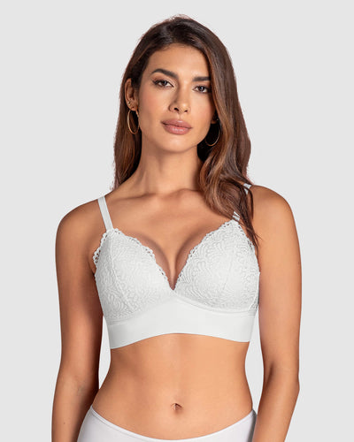 Brasier sin Varilla Liso y SmartLace®#color_000-blanco