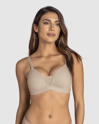 Brasier triangular sin varilla estilo top#color_802-cafe-claro