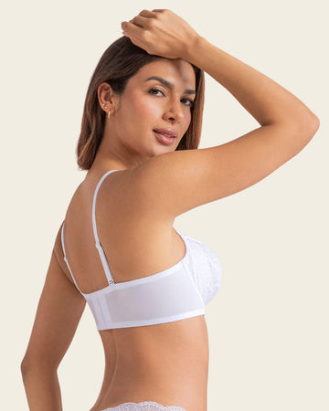 Brasier con copas en SmartLace® y espalda en tul#color_000-blanco