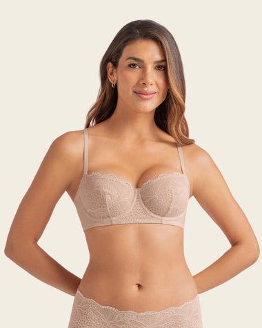 Brasier con copas en SmartLace® y espalda en tul#color_802-cafe-claro