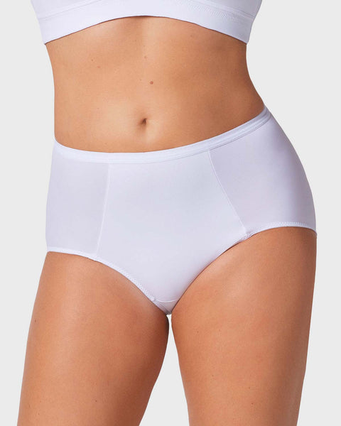 Panty clásico de control suave con excelente modelación#color_000-blanco
