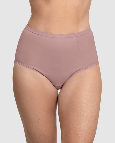 Panty clásico de compresión suave con excelente modelación#color_a20-palo-de-rosa