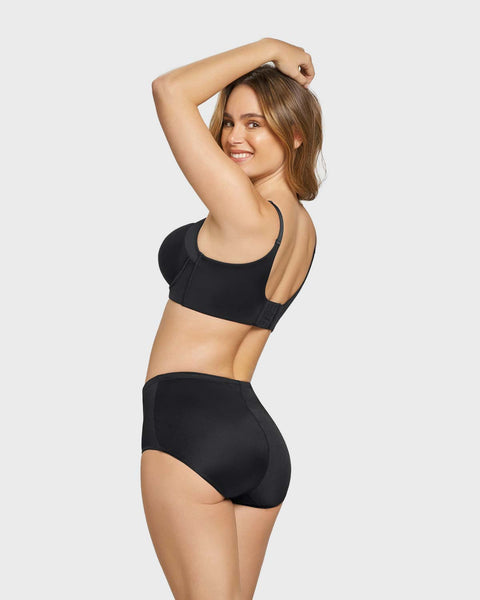 Panty clásico de control suave con efecto levantacolas#color_700-negro
