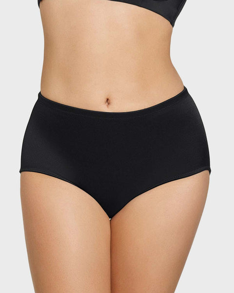 Panty clásico de control suave con efecto levantacolas#color_700-negro