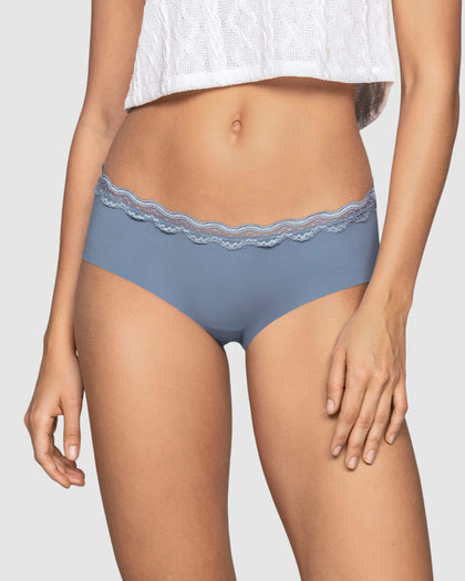 Panty hipster con SmartLace® en cintura tiro medio#color_418-azul-medio