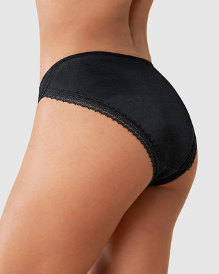 Panty tipo bikini con SmartLace® decorativo en piernas#color_700-negro