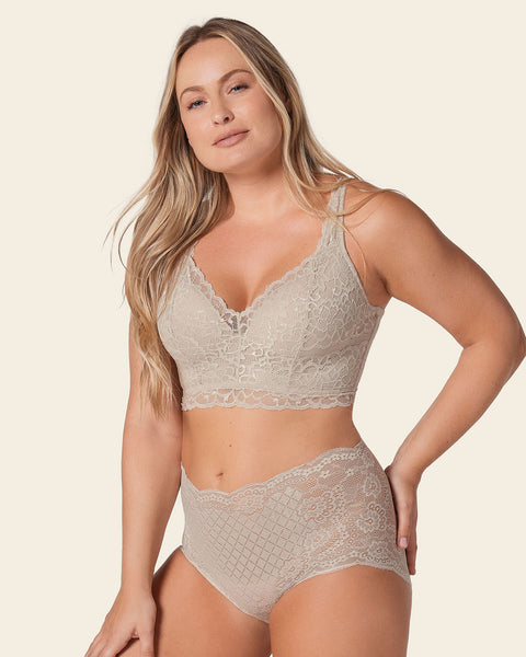 Brasier en encaje ideal para busto pesado Sexy Support#color_802-cafe-claro