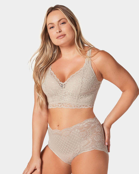 Brasier en encaje ideal para busto pesado Sexy Support#color_802-cafe-claro