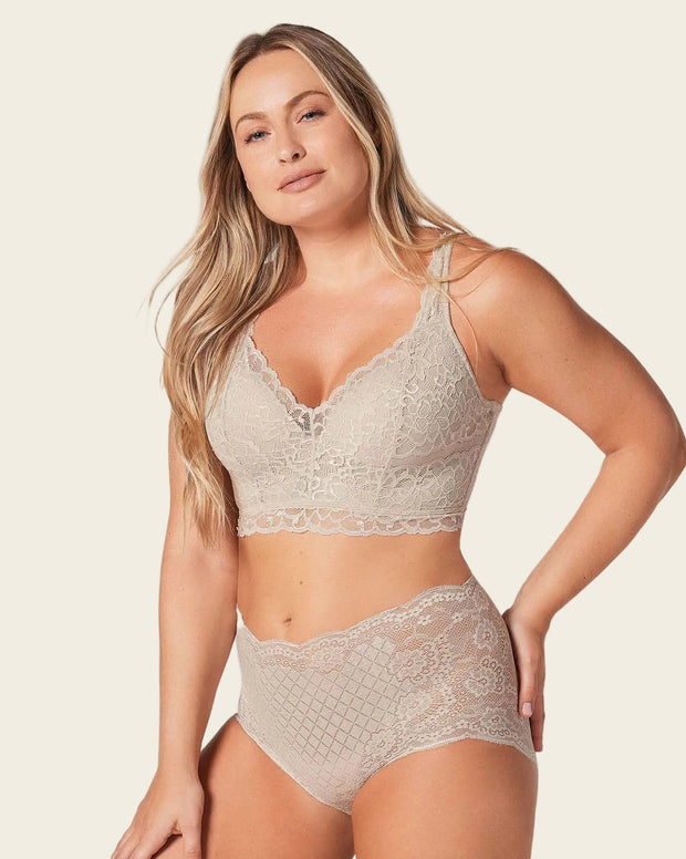 Brasier en encaje ideal para busto pesado Sexy Support