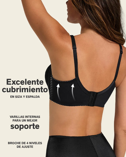 Brasier de buen cubrimiento ideal para busto pesado natural support#color_700-negro