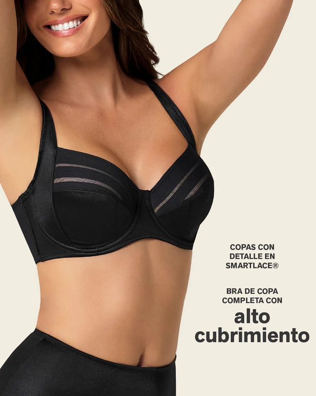 Brasier de buen cubrimiento ideal para busto pesado natural support