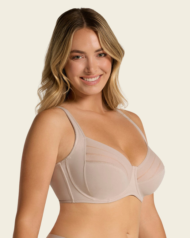 Brasier de buen cubrimiento ideal para busto pesado natural support