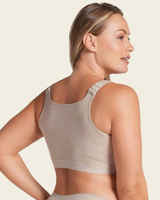 Brasier tipo top multiusos ultracómodo en algodón#color_802-cafe-claro