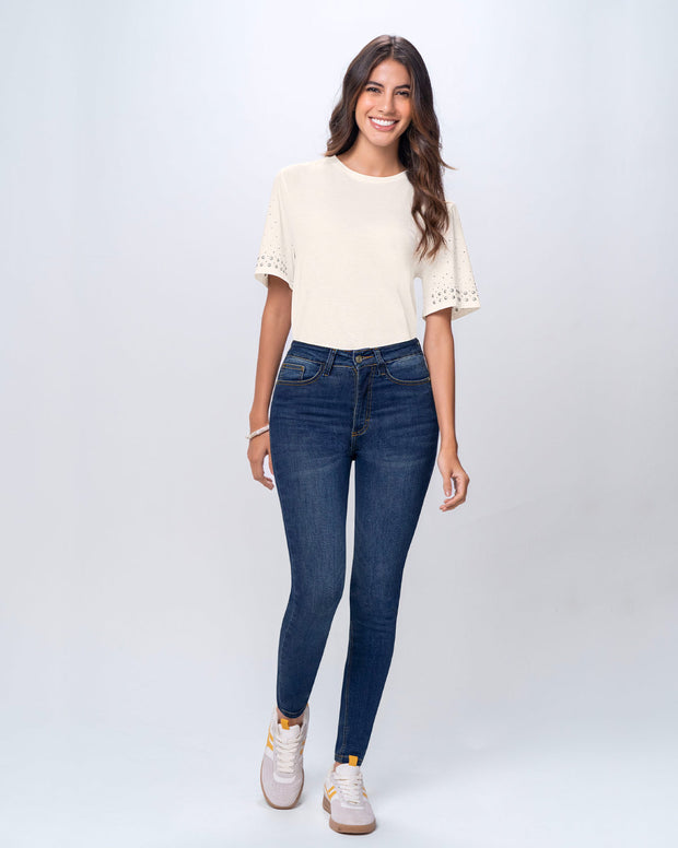 Jeans skinny esenciales para mujer