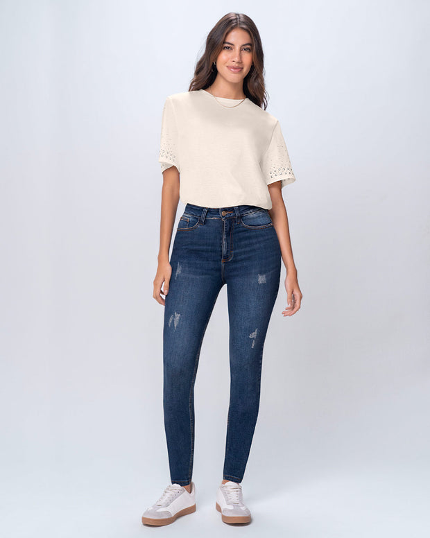 Jeans skinny esenciales para mujer