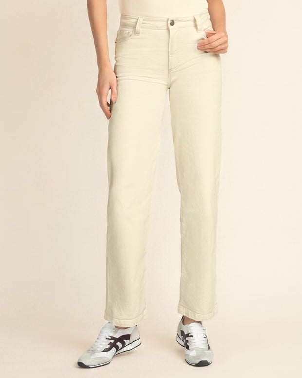 Jean bota recta para mujer