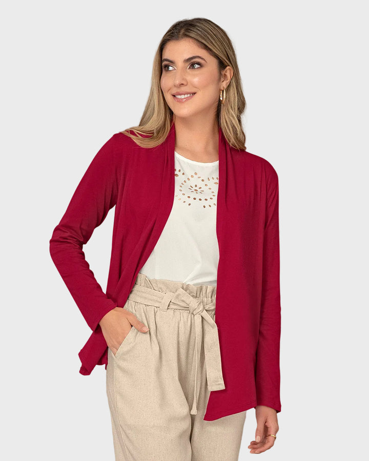 Saquillo manga larga con puños en la misma tela