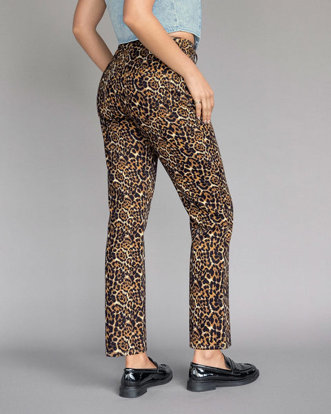 Pantalón bota recta estampado#color_225-animal-print