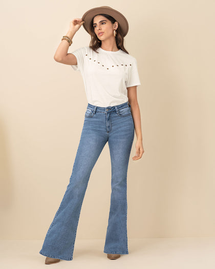 Camiseta manga corta con ojaletes en frente#color_018-marfil