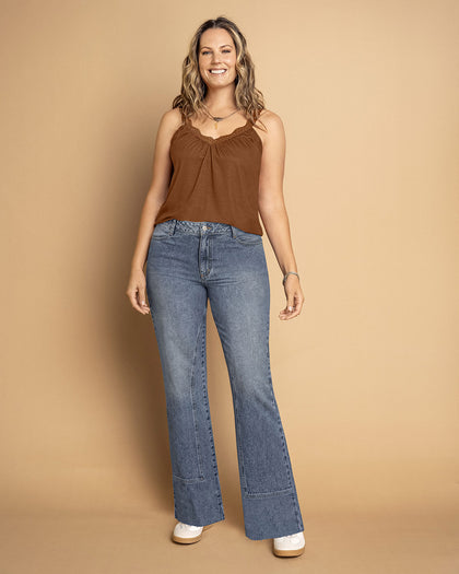 Camiseta de tiritas en SmartLace®#color_c22-cafe-oscuro