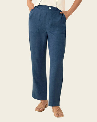 Pantalón con bolsillos funcionales#color_024-azul-oscuro
