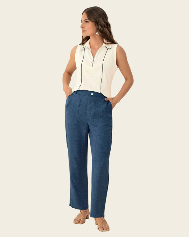 Pantalón con bolsillos funcionales