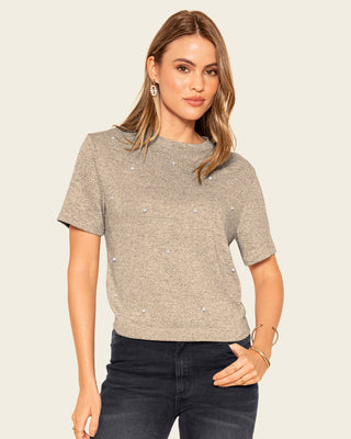 Camiseta manga corta con apliques de perlas#color_084-arena