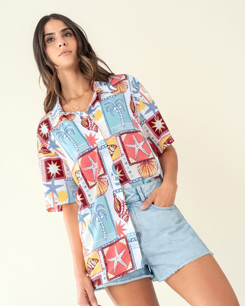 Blusa oversized manga corta#color_077-estampada