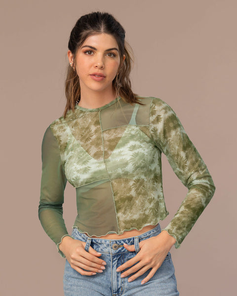 Camiseta de malla con transparencias#color_145-estampado