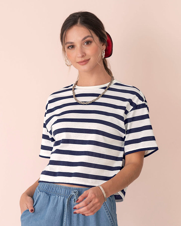 Camiseta manga corta silueta amplia