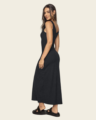 Vestido manga sisa doble escote#color_700-negro