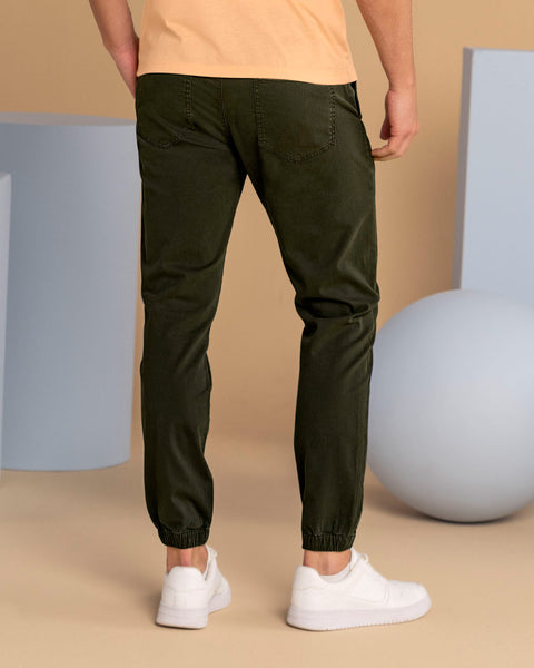 Jogger Londres pantalón de hombre#color_605-verde-militar