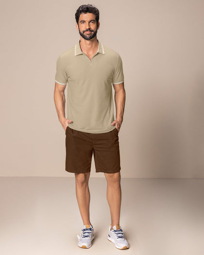 Bermuda para hombre cintura ajustable#color_835-cafe-oscuro