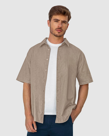 camisa-manga-corta-con-perilla-funcional-y-cuello-camisero#color_873-camel