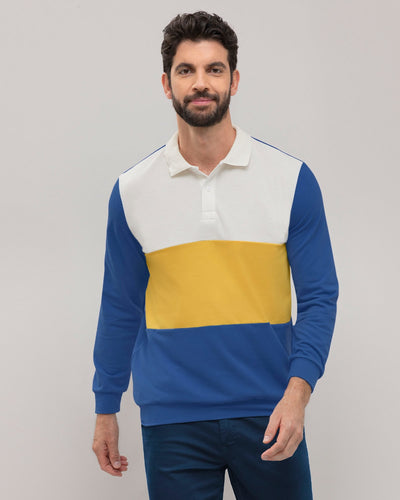 Camisudadera con franjas de color#color_457-bloques-azul