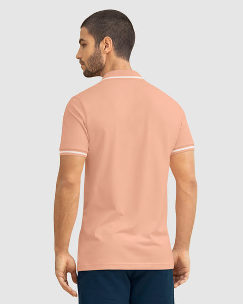 Camiseta tipo polo con cierre funcional#color_a43-mandarina