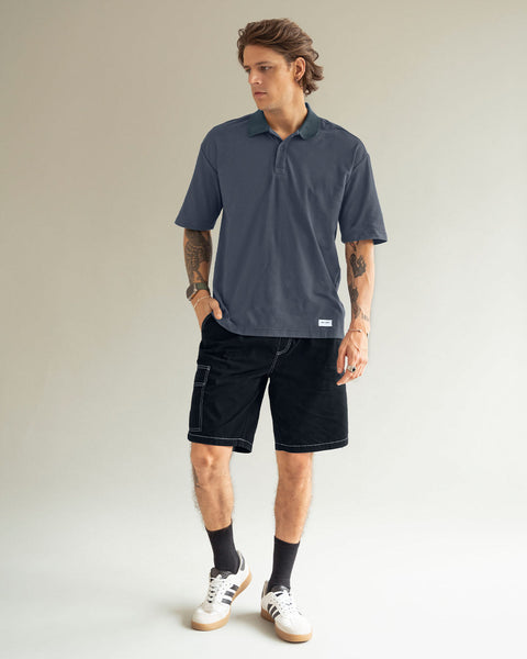 Camiseta tipo polo oversized#color_245-gris-claro