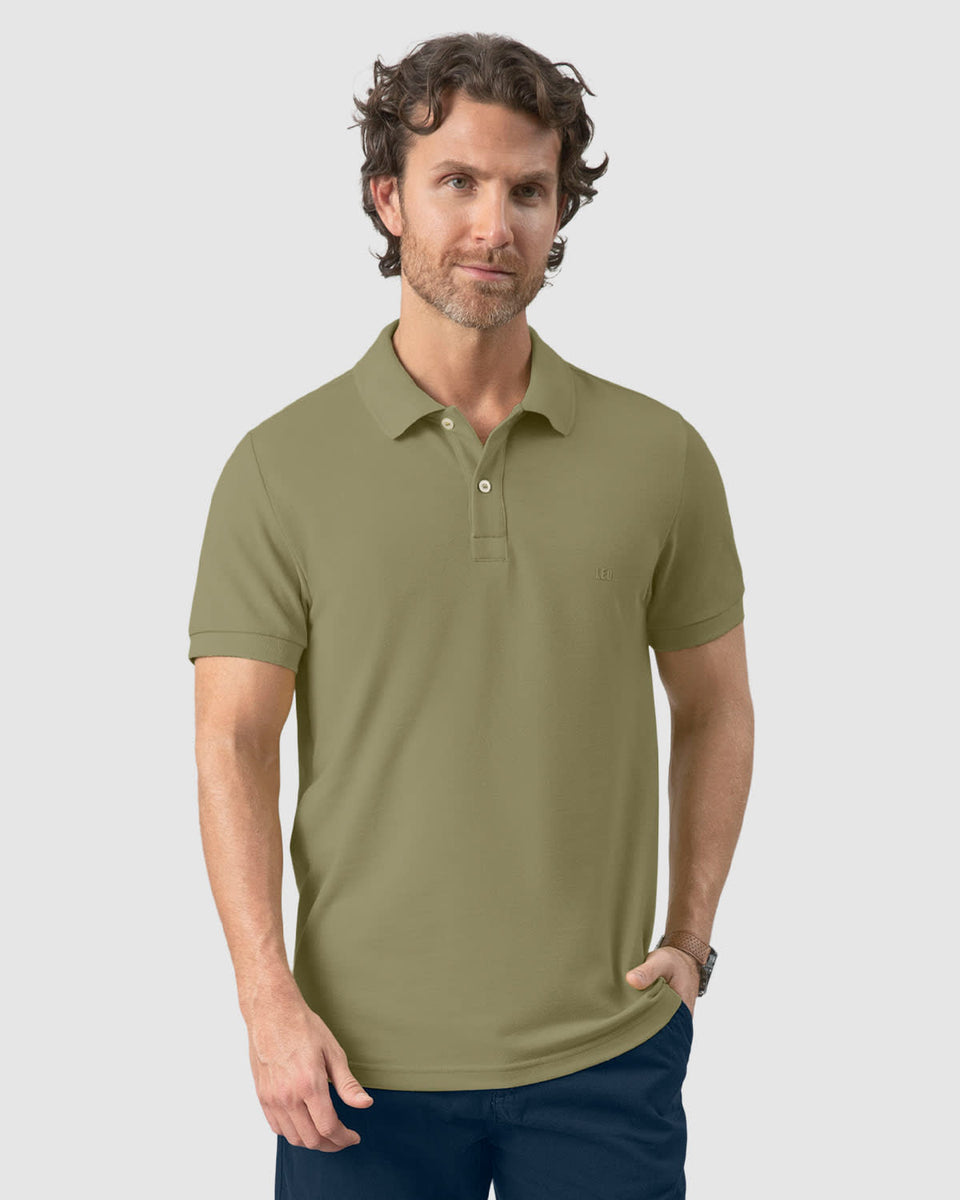 Camiseta tipo polo manga corta masculina