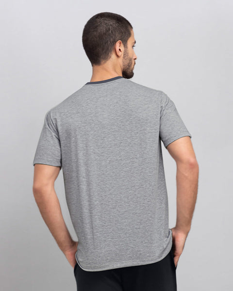 Camiseta manga corta silueta semiajustada#color_717-gris