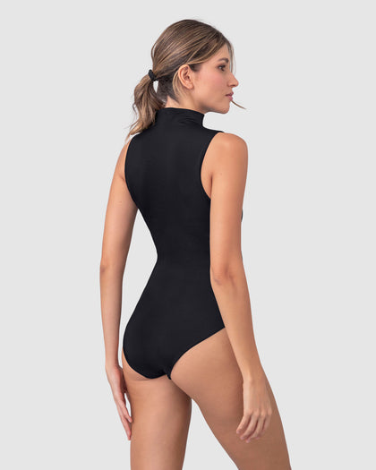 Body de cuello alto con compresión de abdomen#color_700-negro