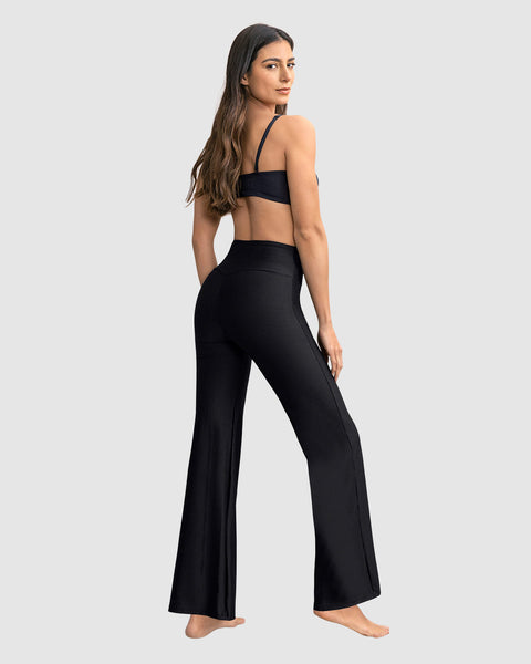 Legging bota recta con compresión de abdomen#color_700-negro