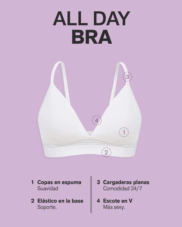 Brasier ultracómodo sin varillas ni estructuras internas