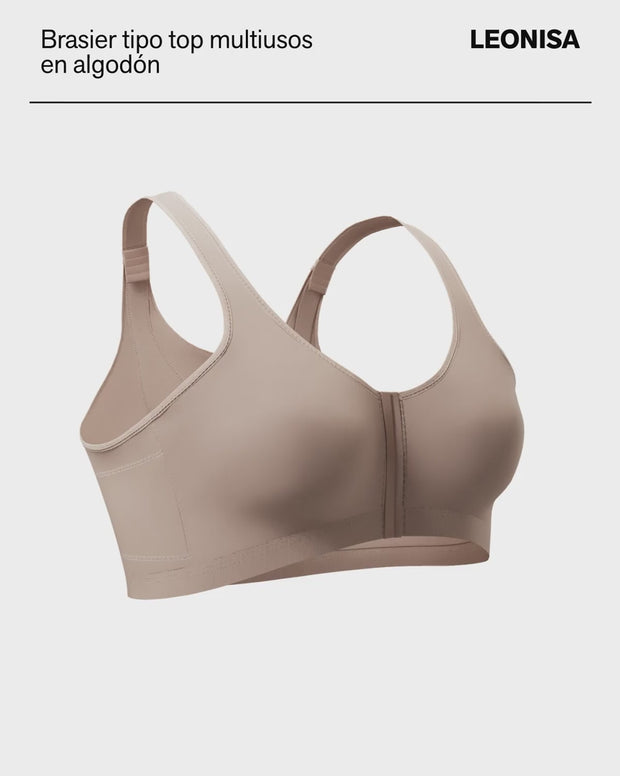 Brasier tipo top multiusos ultracómodo en algodón