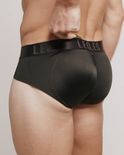Bóxer brief de aumento de glúteos en microfibra con almohadillas extraibles#color_700-negro