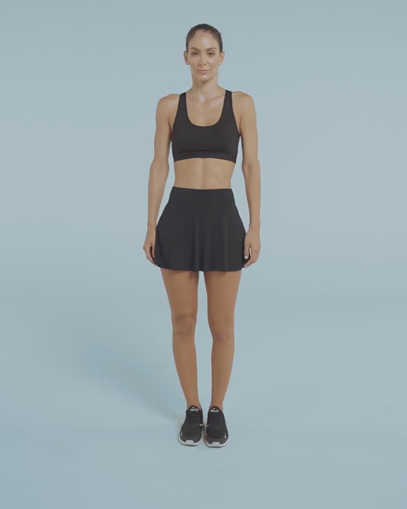 Hacer Ejercicio Falda Short Para NiÃ±as Deportiva Falda Deportiva - Main Image
