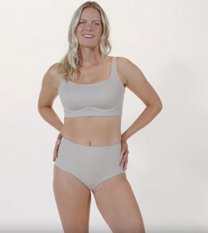 Panty clásico efecto invisible de compresión fuerte en abdomen#color_802-cafe-claro