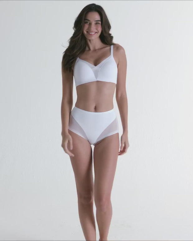Panty clásico invisible con tul